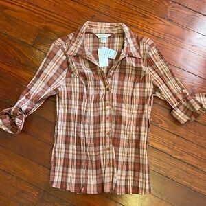 NWT Christopher & Banks Medium Button Down Top